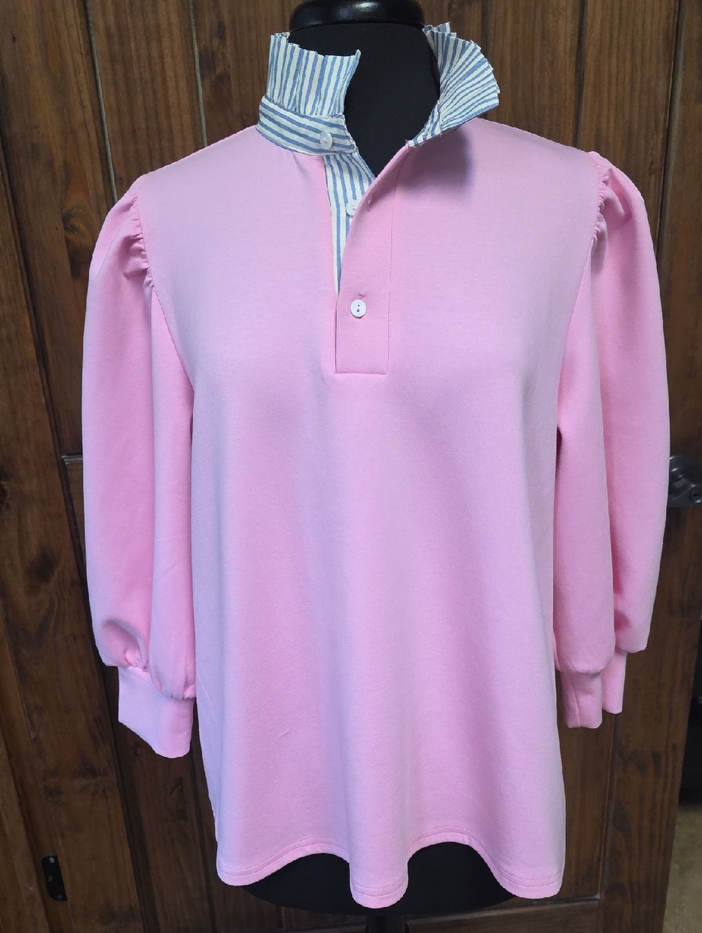 Entro Ruffle Collar Top - Size L